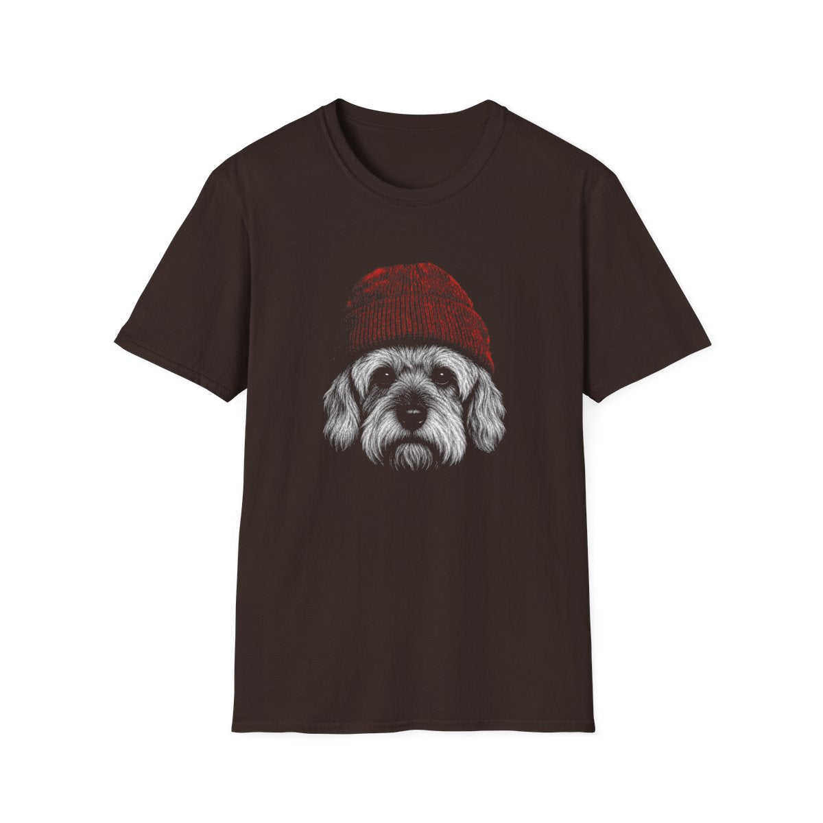 Dandie Dinmont Terrier In Beanie Tee