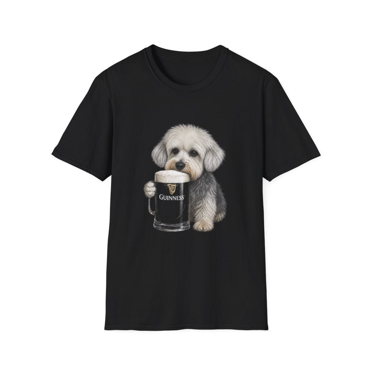 Dandie Dinmont Terrier With A Pint Tee