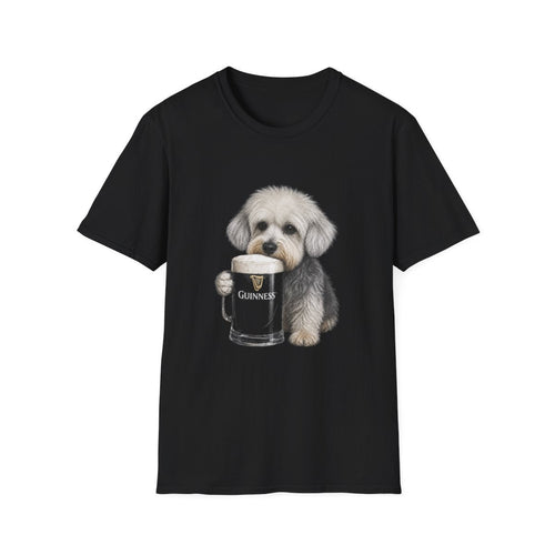 Dandie Dinmont Terrier With A Pint Tee