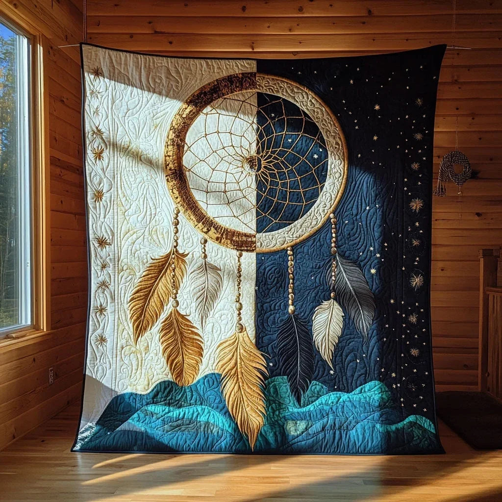 Day And Night Quilt Blanket