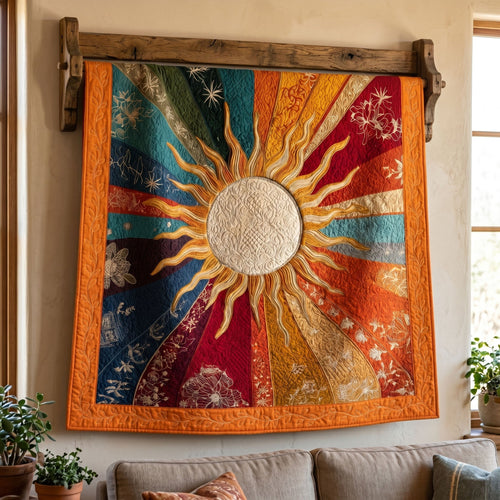 Daylight Bloom Quilt Blanket - Quilted Blanket by Wild and Way