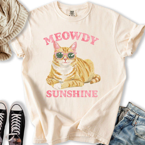 Meowdy Sunshine Relaxed Tee