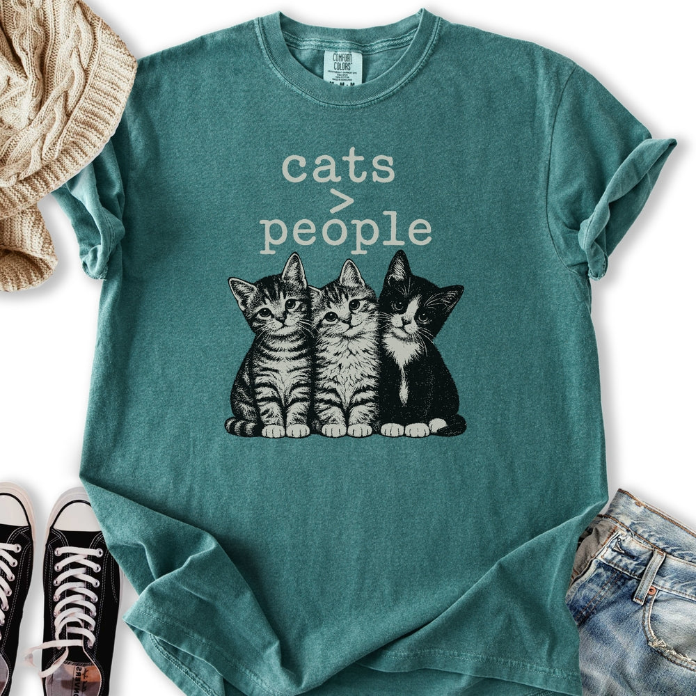 Cats > People Relaxed Tee