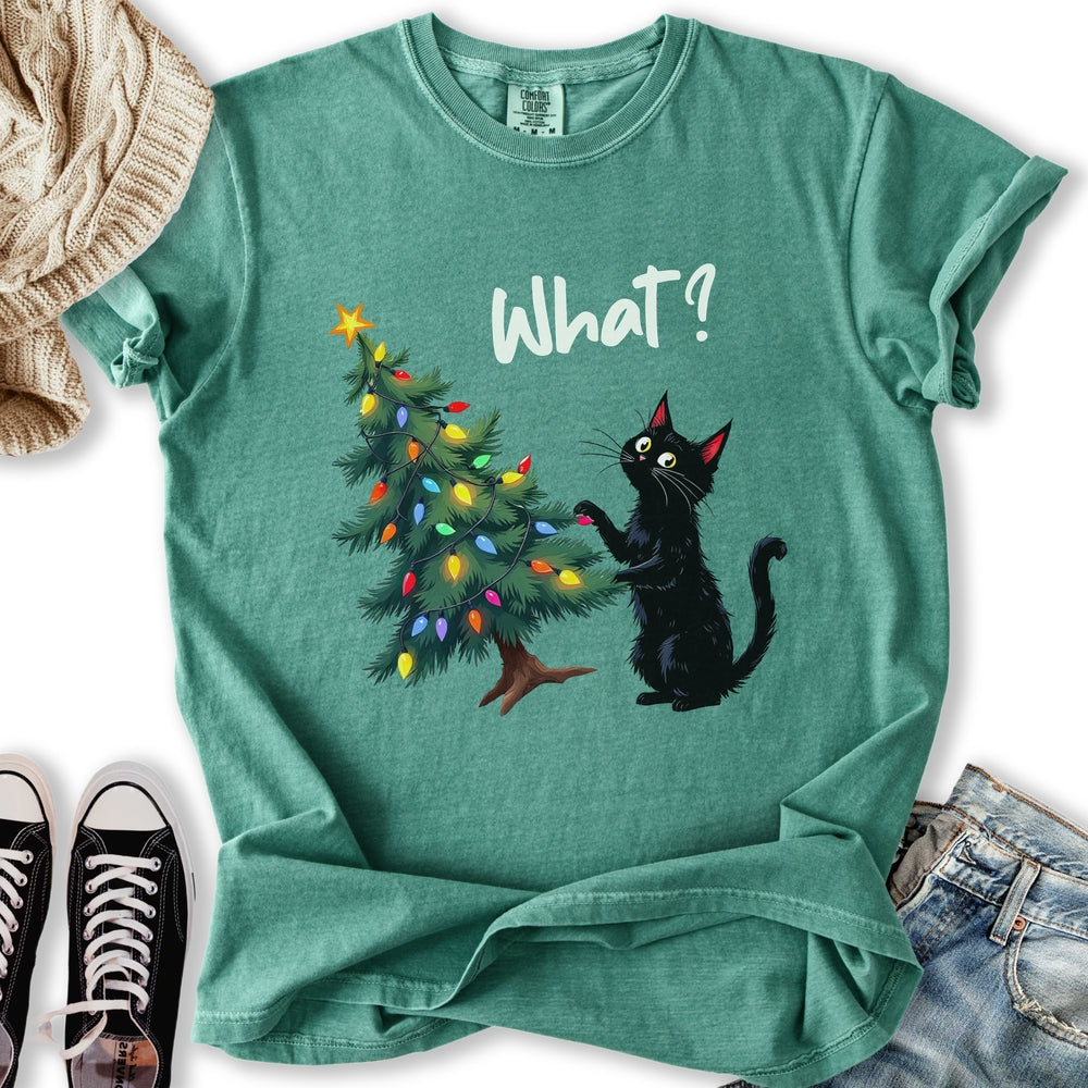 Black Cat What Relaxed Tee