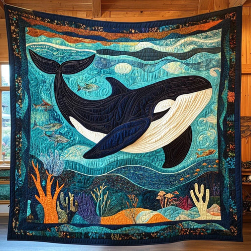 Deep Sea Spirit Quilt Blanket