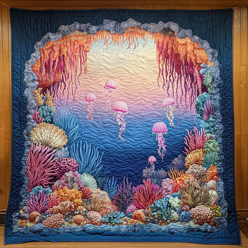 Deepsea Vibrant Quilt Blanket
