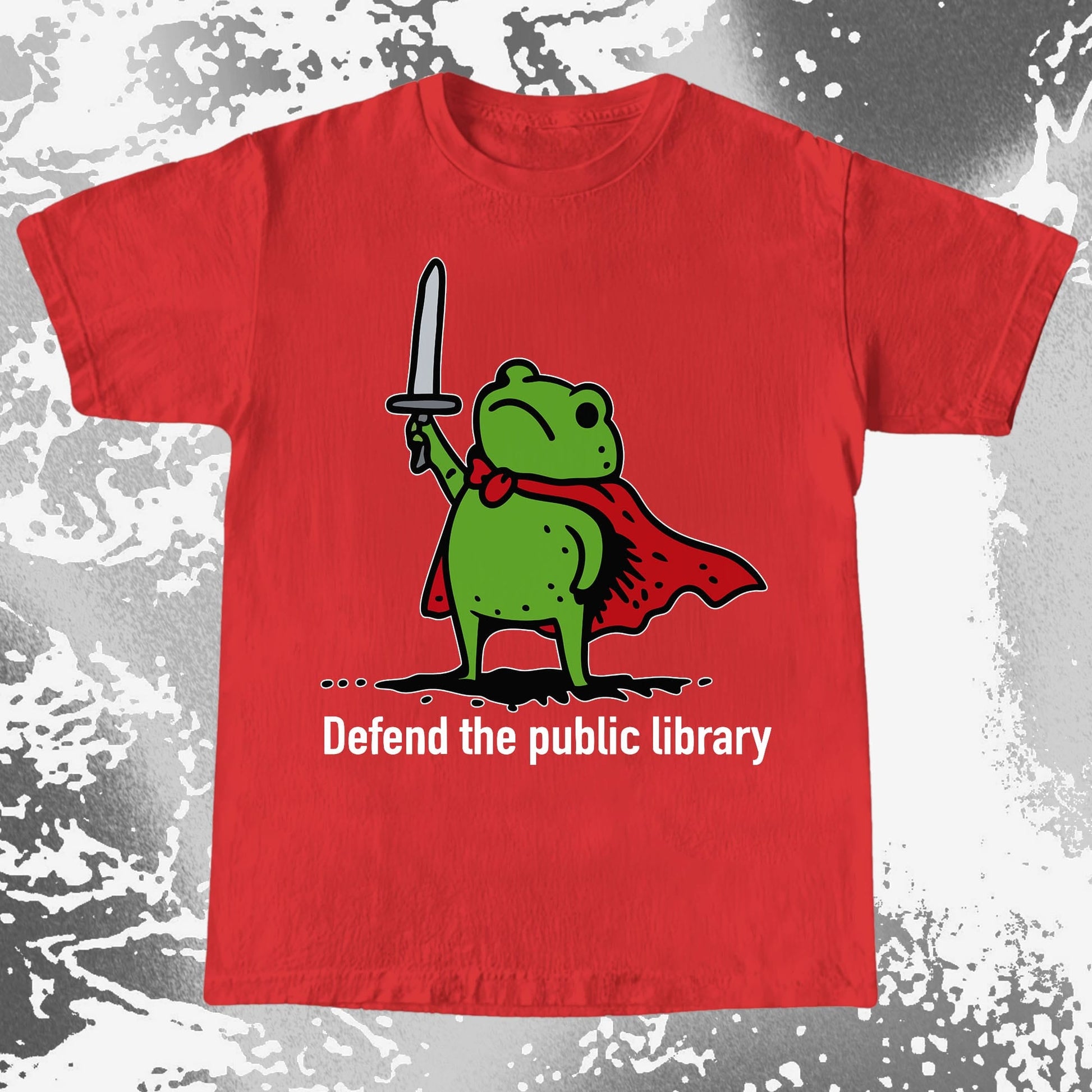 Defend the Public Library Frog Shirt (view 7)