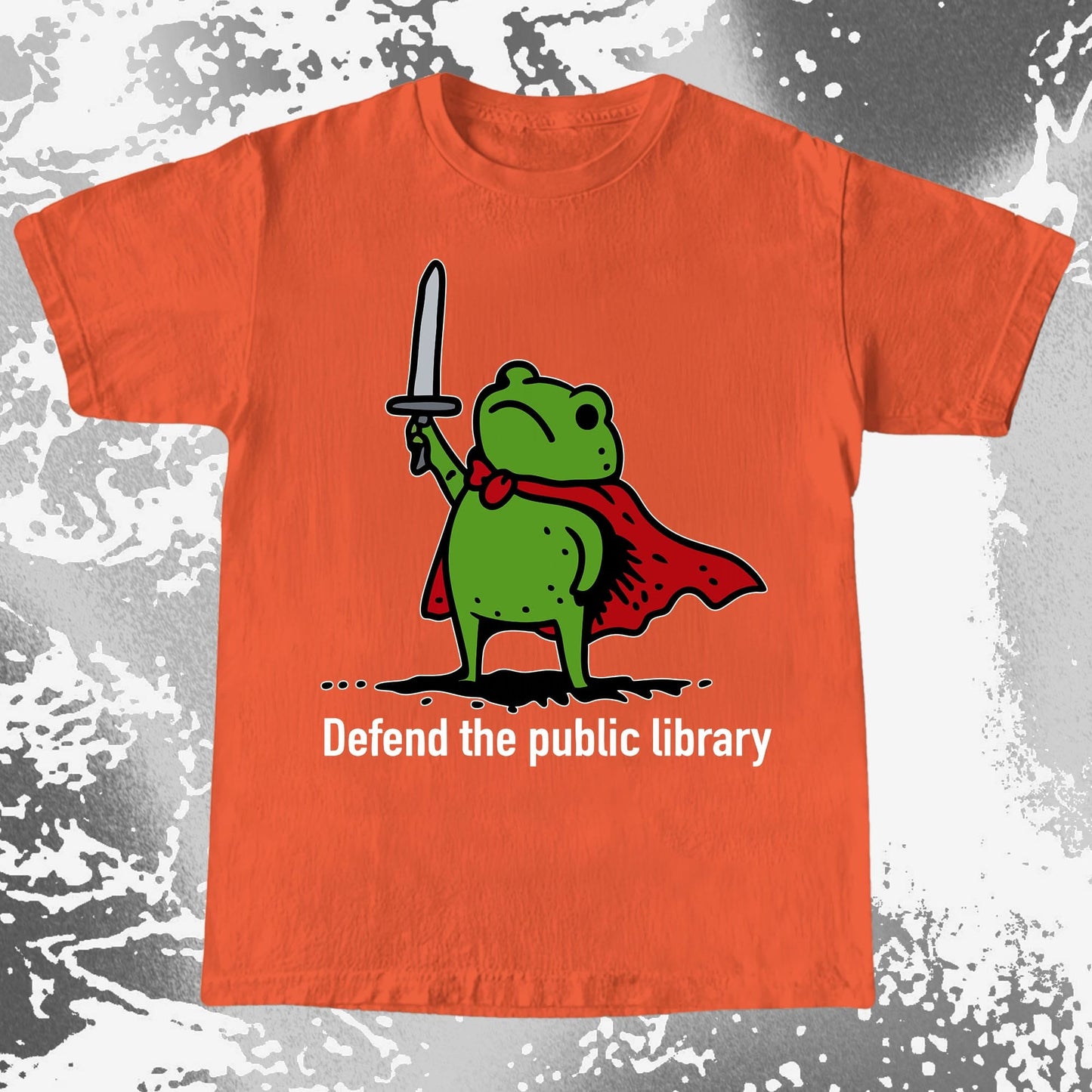 Defend the Public Library Frog Shirt (view 6)