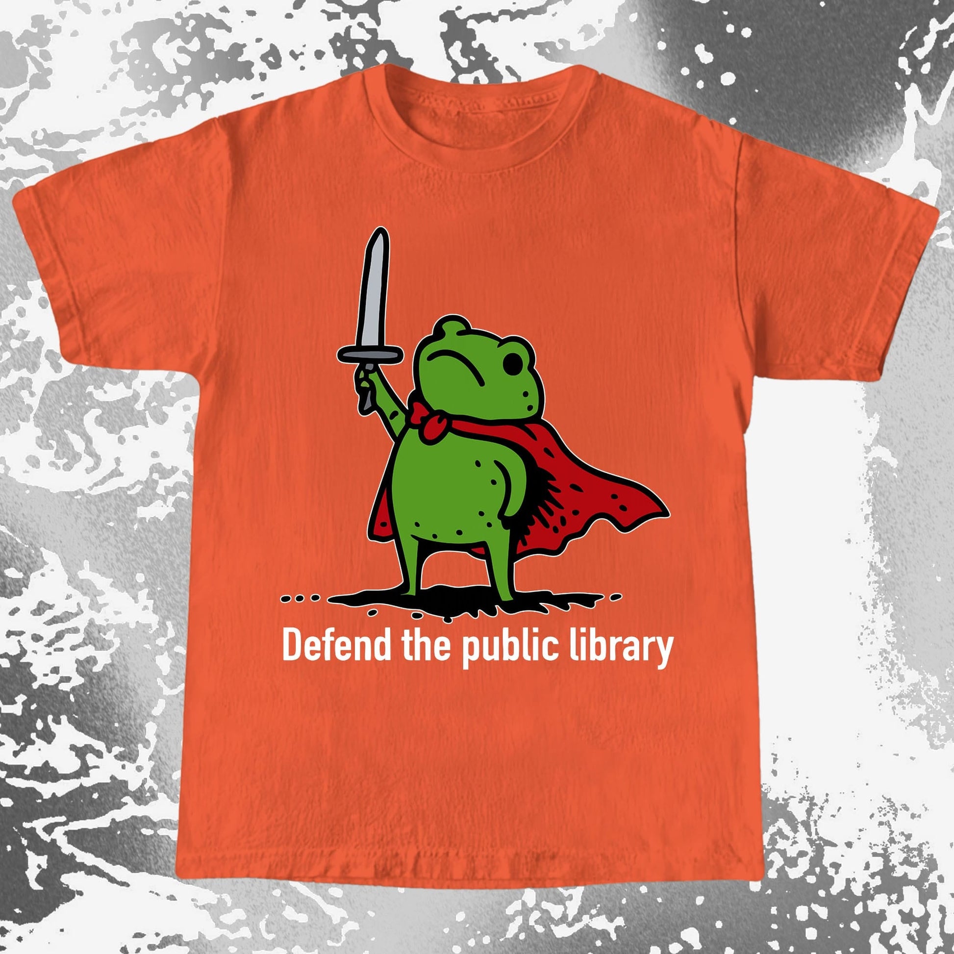 Defend the Public Library Frog Shirt (view 6)