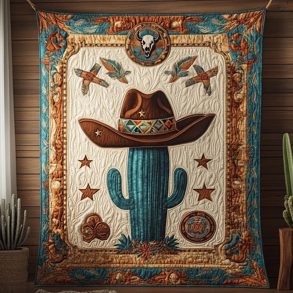 Desert Outlaw Quilt Blanket