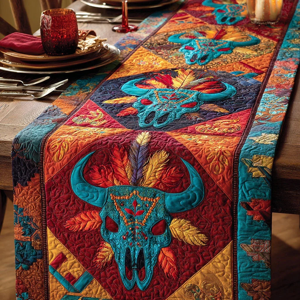 Desert Totem Quilted Table Runner