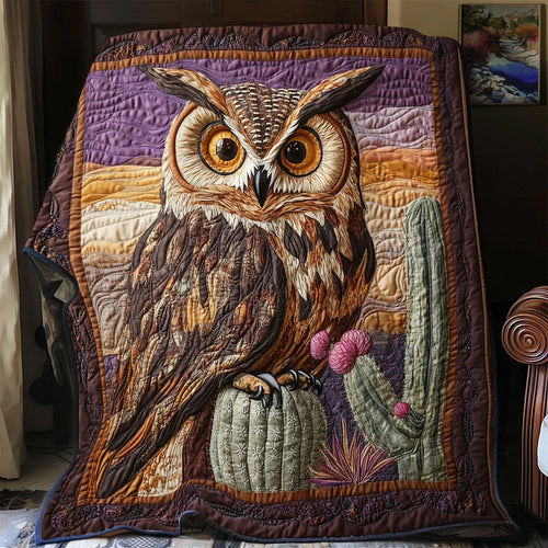 Desert Watcher Quilt Blanket
