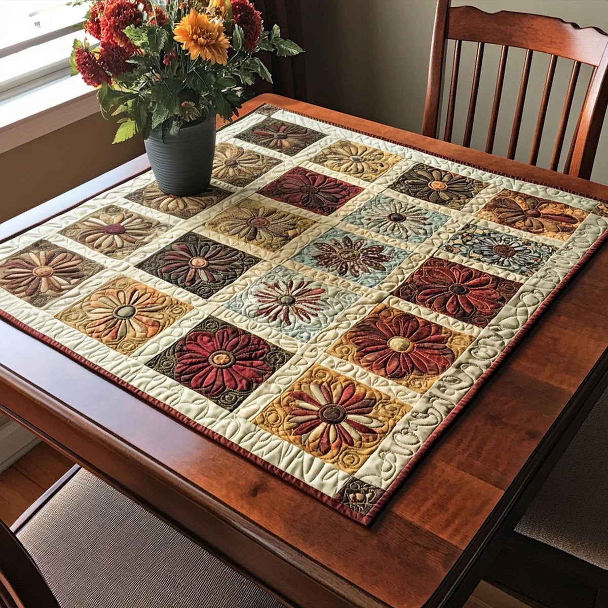 Divine Orbit Quilted Table Topper