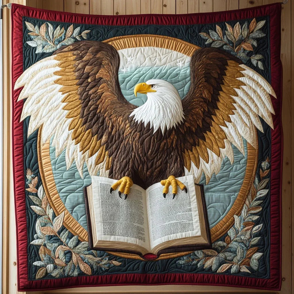 Divine Eagle Quilt Blanket