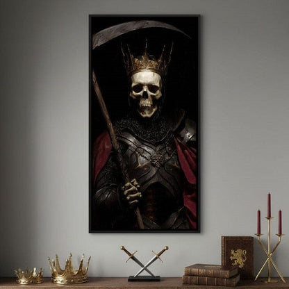 King of Bone and Shadow Reign Canvas Wall Art