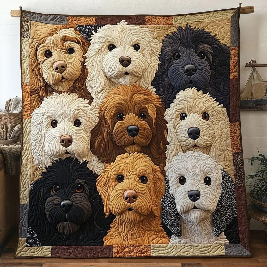 Dog Warm Moments Quilt Blanket