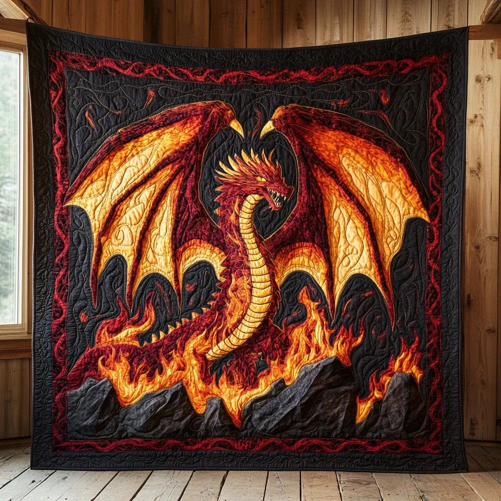 Dragon Glory Quilt Blanket