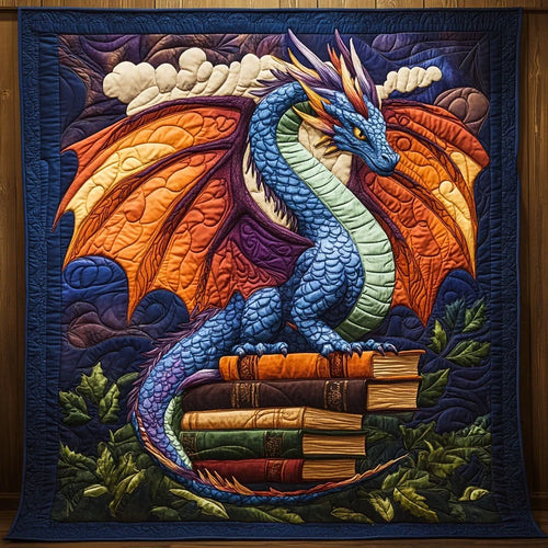 Dragon Guardian Quilt Blanket