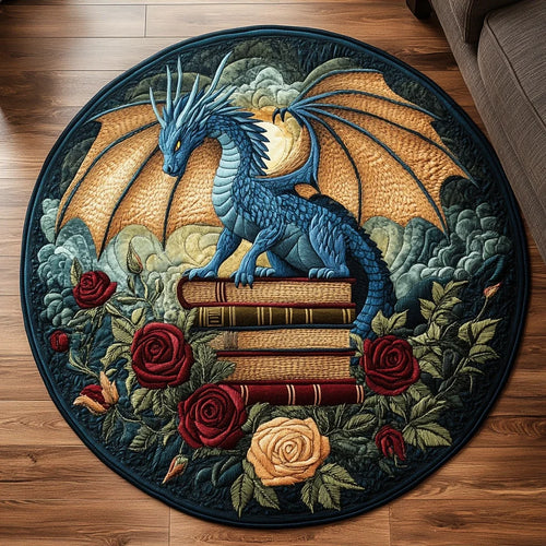 Dragon Heart Quilted Round Mat
