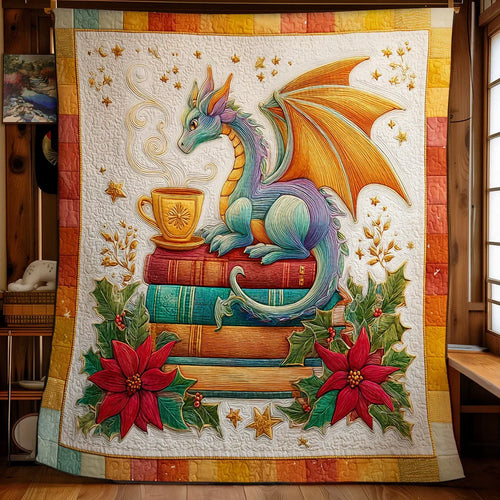 Dragon Of Light Quilt Blanket