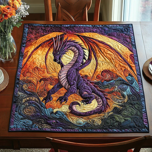 Dragon Spirit Quilted Table Topper