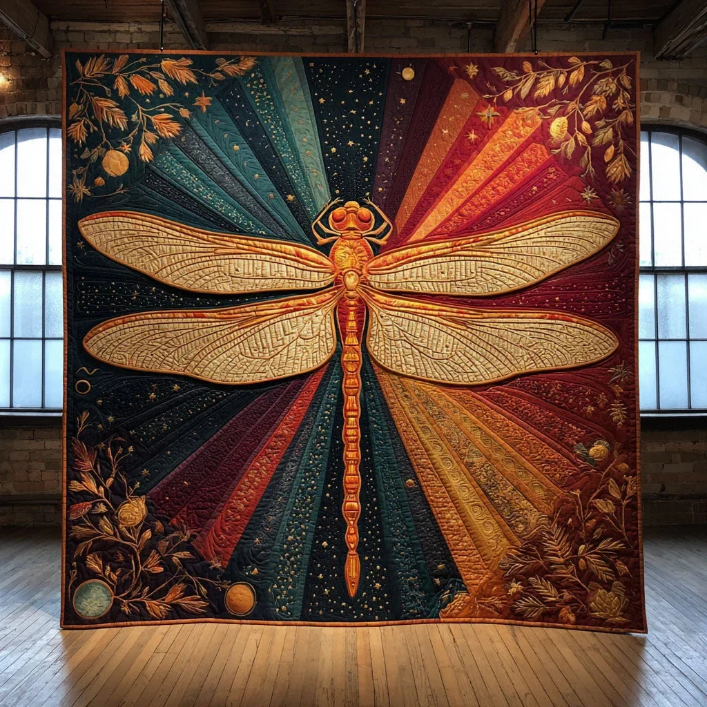 Dragonfly Grace Quilt Blanket