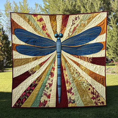 Dragonfly Light Quilt Blanket