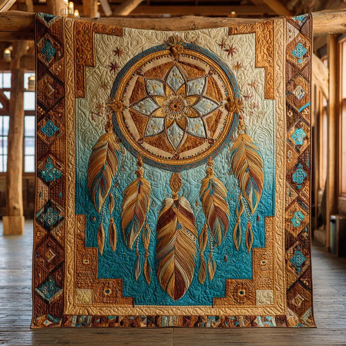 Dream Feather Catcher Quilt Blanket