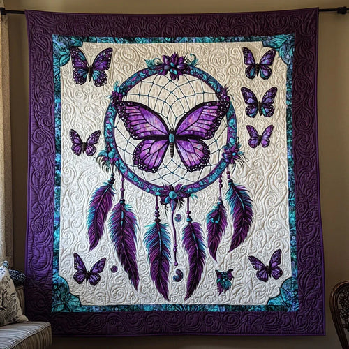 Dreamcatcher Butterfly Quilt Blanket