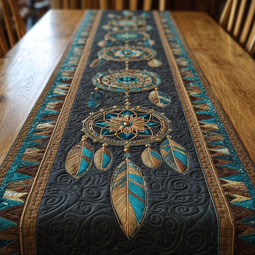 Dreamcatcher Echo Quilted Table Runner