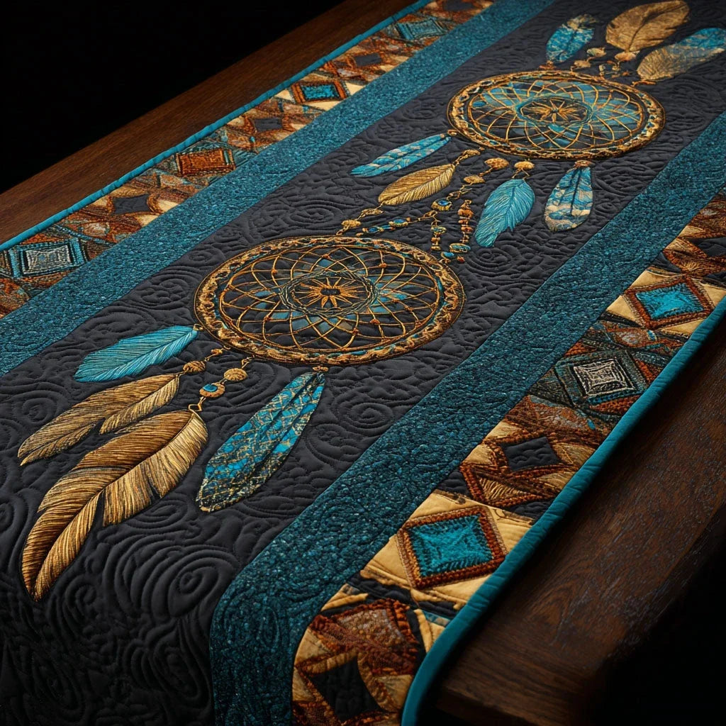 Dreamcatcher Grace Quilted Table Runner