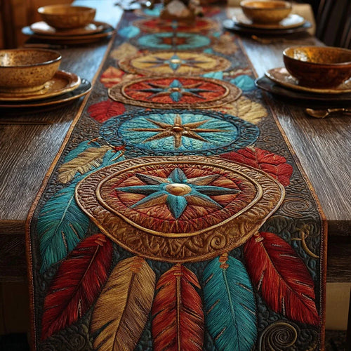 Dreamcatcher Spirit Quilted Table Runner