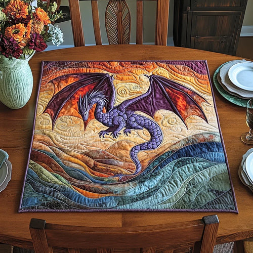 Dreamy Dragon Quilted Table Topper