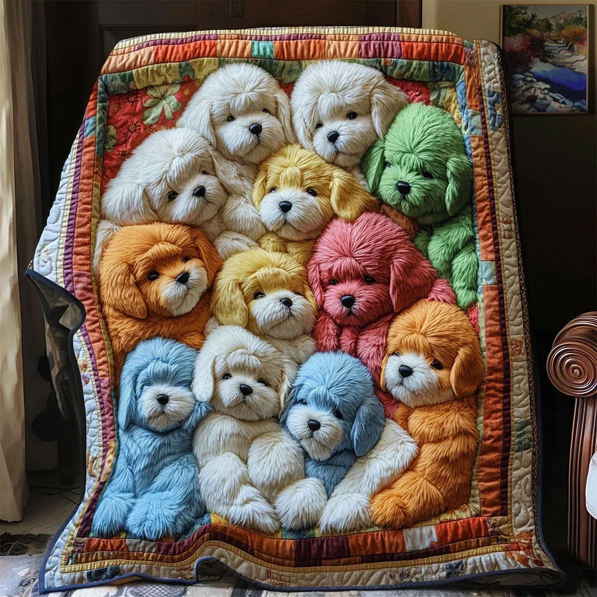 Dreamy Paws Quilt Blanket