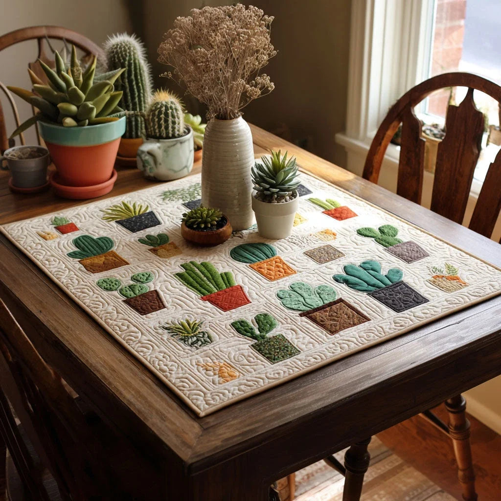 Dune Garden Quilted Table Topper