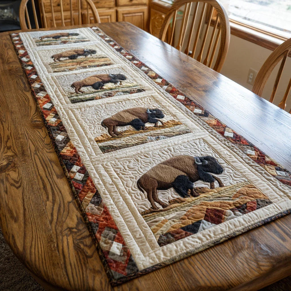 Dustland Monarch Quilted Table Runner