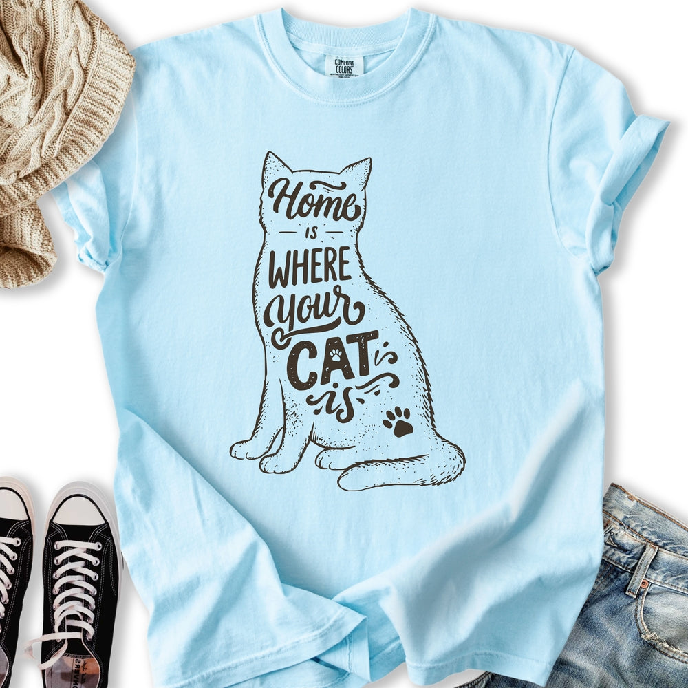 Where Your Cat Is Relaxed Tee