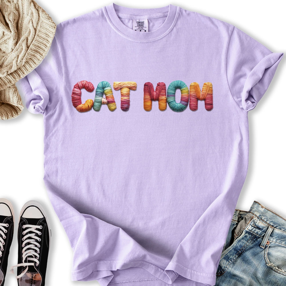 Yarn Cat Mom Relaxed Tee