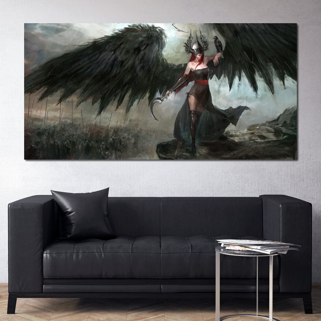 Dark Crow General Canvas Wall Art