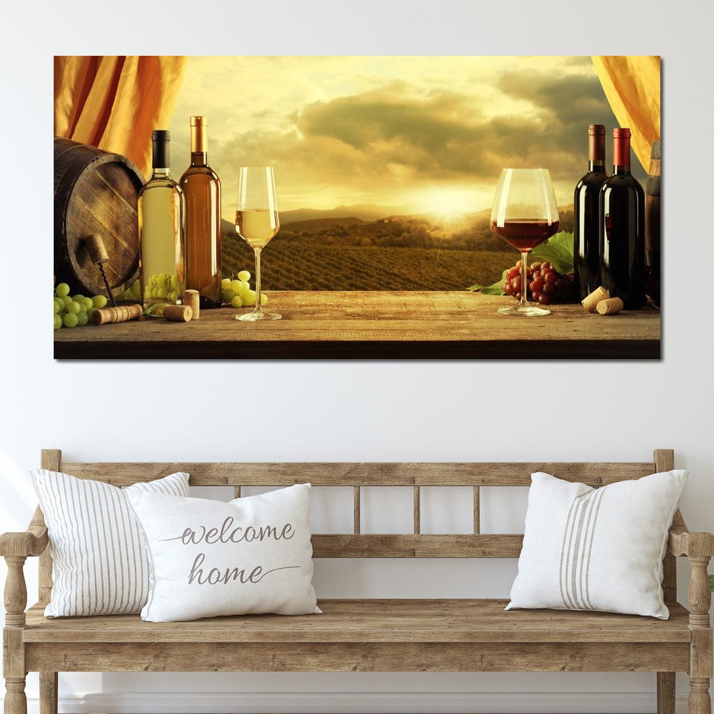 Vineyard View Canvas Wall Art