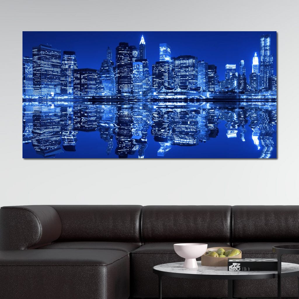 New York City Reflection Canvas Wall Art