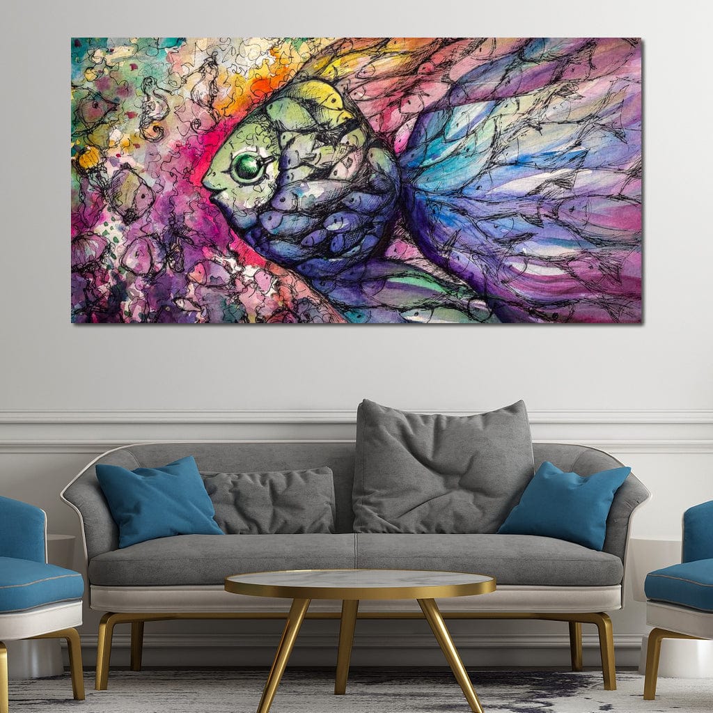 Fishes Canvas Wall Art