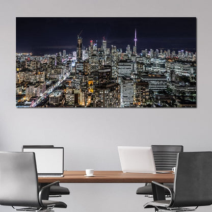 Toronto Skyline Canvas Wall Art