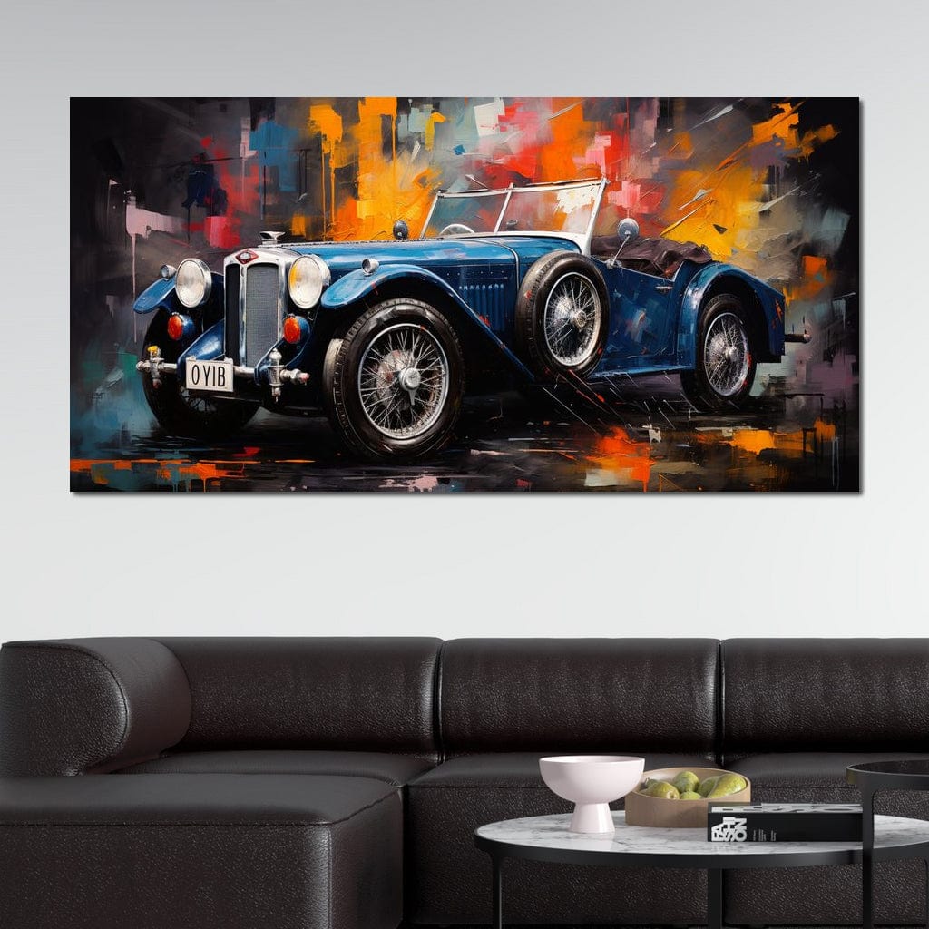 Classic Roadster Canvas Wall Art