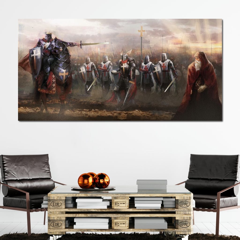 Knights Templar Canvas Wall Art