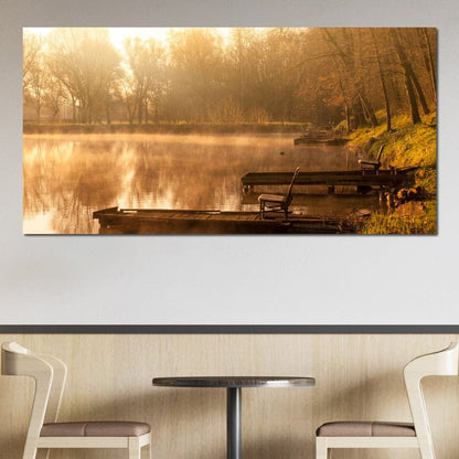 Relaxing Lake Canvas Wall Art