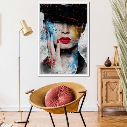 Fashion Portrait Canvas Wall Art