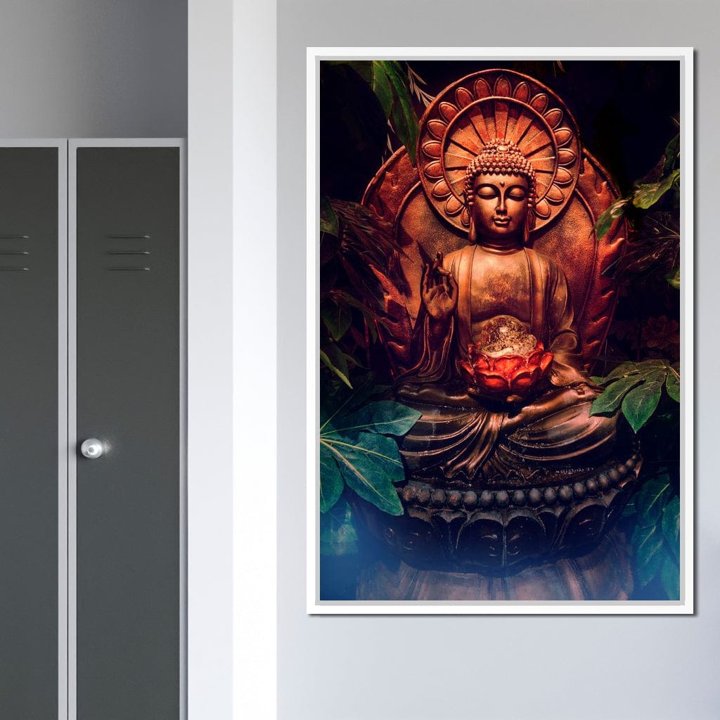 Zen Buddha Meditation Canvas Wall Art