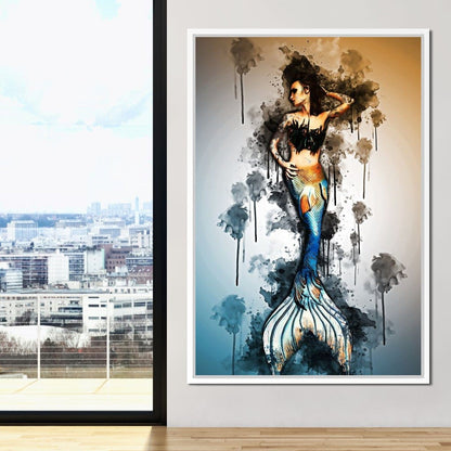 Mermaid Canvas Wall Art