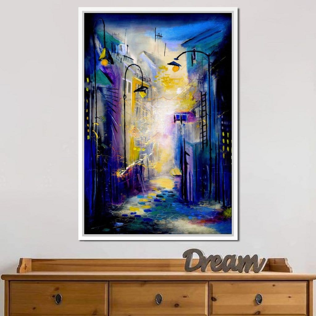Dark Alley Canvas Wall Art